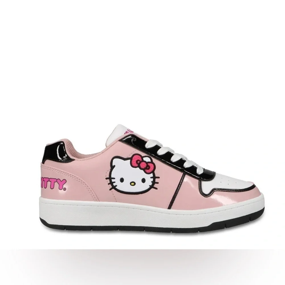 🩷 Hello Kitty by Sanrio Women's Pink Casual Court Sneakers, NWT PICK YOUR SIZE